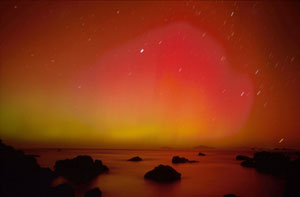 Aurora over Cook Strait